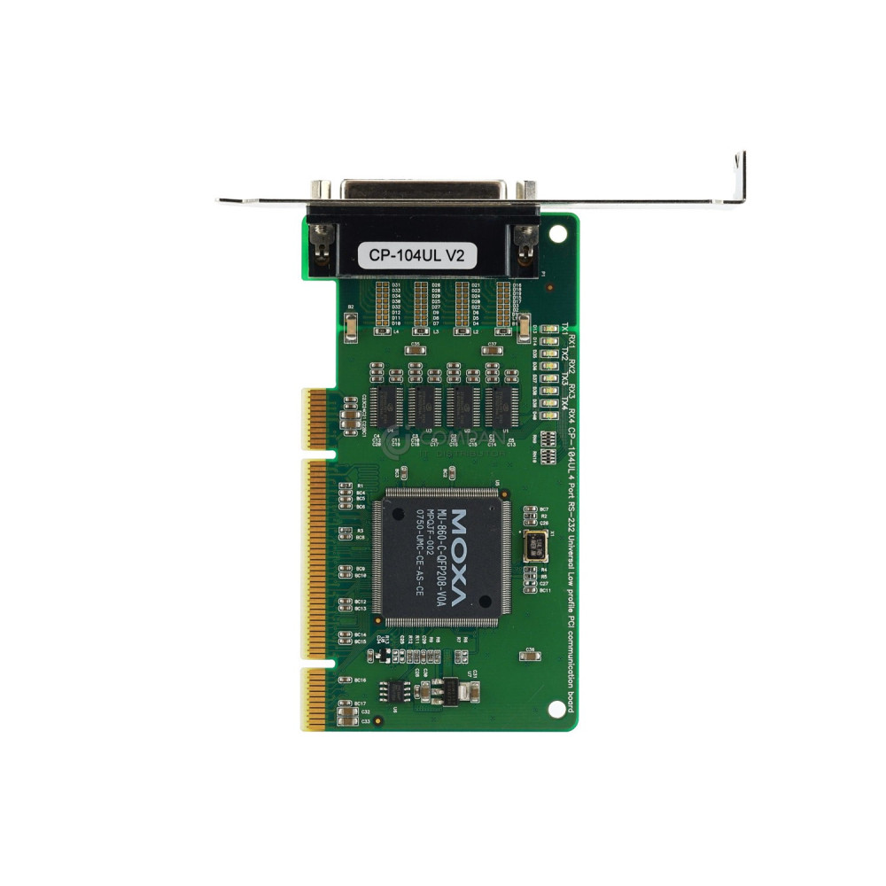 CP-104UL-V2 MOXA CP-104UL 4-PORT RS-232 UNIVERSAL LOW PROFILE PCI COMMUNICATION BOARD